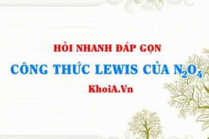 Công thức Lewis của N2O4 (Dinitrogen Tetroxide)